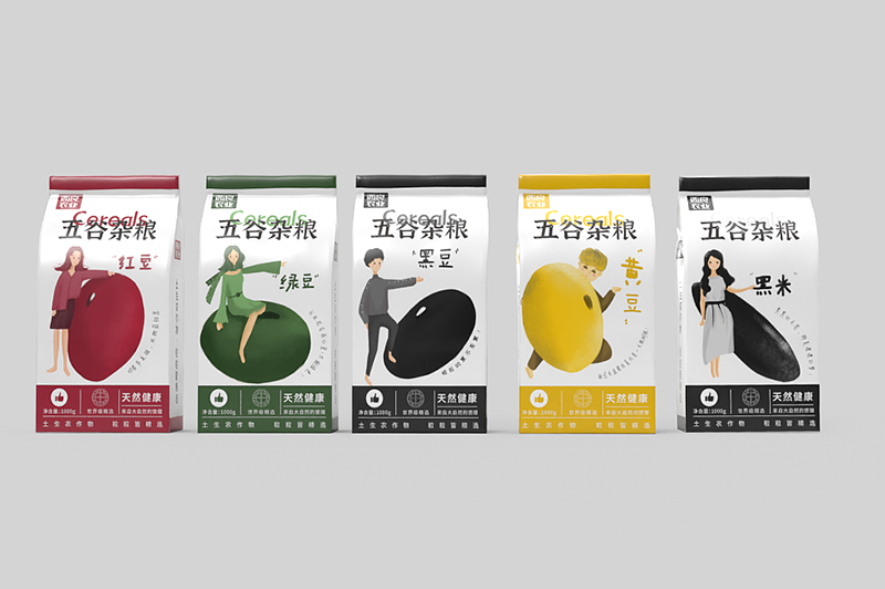 五谷雜糧包裝設(shè)計(jì)是怎么樣設(shè)計(jì)？